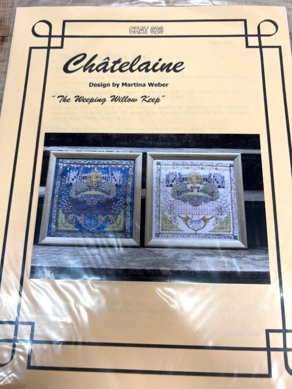 The Weeping Willow Keep Cross Stitch Castle Pattern By Chatelaine Martina Weber